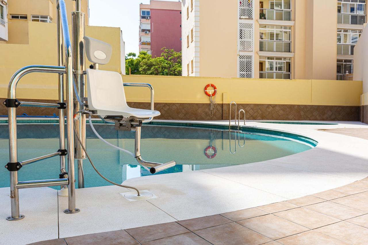 Ver853 - Estudio Con Terraza Vistas Al Mar, Piscina, Playa, Centro Torremolinos Exterior foto